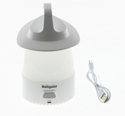 Светодиодный кемпинговый фонарь Navigator NPT-CA18-ACCU Кемпинг 50 LED 25 Вт, акк 3,7В 2Ач