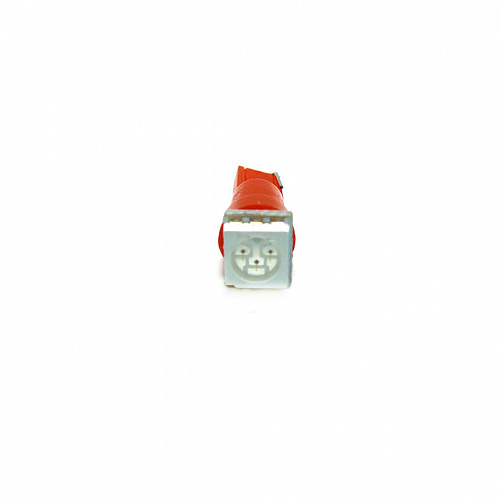 Светодиодная лампа T5 (W1.2W) 12V 5050 1 SMD LED Red 