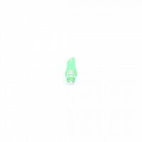 Светодиодная лампа T5 (W1.2W) 12V 1 LED Green 