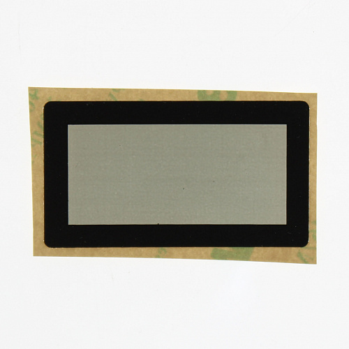 FFS45x25B-37x17M (Лицевая панель черная 45х25мм, тонированное окно 37х17мм) для сер.STH0014,SVH0043