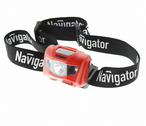 Светодиодный налобный фонарь Navigator NPT-H16-ACCU CREE 3Вт, Li-Pol 3.7В 0.6Ач 