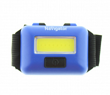 Светодиодный налобный фонарь Navigator NPT-H24-3AAA COB 3Вт