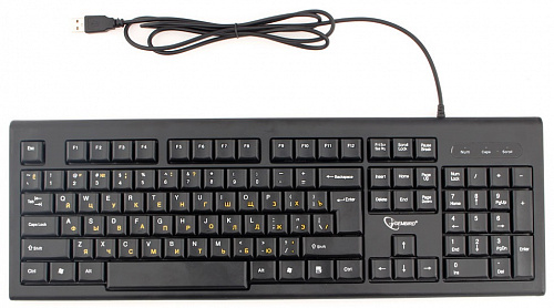 Проводная клавиатура Gembird KB-8354U-BL, USB