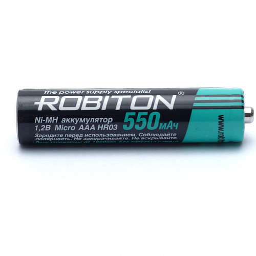 Аккумулятор Robiton 550MHAAA-2 Dect (Ni-MH, HR03, 1.2V, 550мАh) для радиотелефонов
