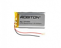 Аккумулятор Robiton LP115181 (Li-pol, 3.7V,  5000mAh, 10х51x81mm) 