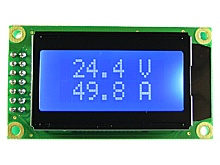 SVAL0013NW-100V-E50A (100В, 50А, постоянный ток,  белая подсветка, негатив)