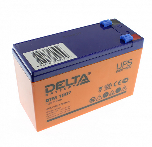 Аккумулятор свинцово-кислотный Delta DTM 1207 (12V, 7Ah)