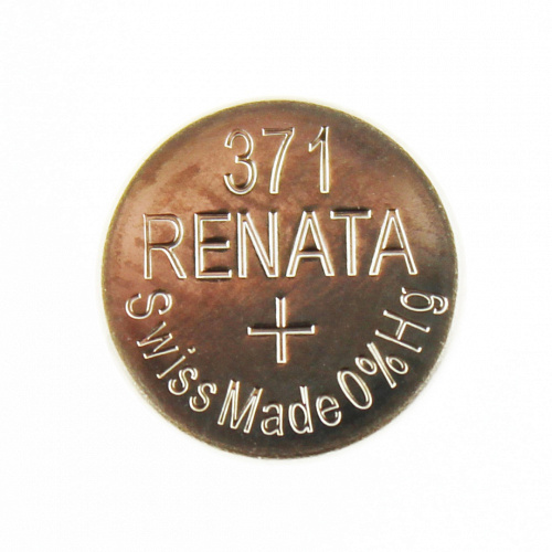 Батарейка часовая Renata 371 (Silver Oxide, SR920SW, AG6, 1.55V)