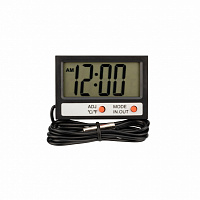 Термометр Rexant 70-0505 (темп.уличная от -50°C до +70°C, домашняя -10°C до +50°C,часы)