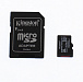 Карта памяти Kingston Canvas Select Plus microSD 32Gb Class10 UHS-1 с адаптером