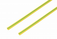 Трубка термоусадочная 10мм желто-зелёная (1 метр)