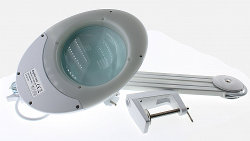 Осветитель с линзой ZD-140A 5x,  светодиодная подсветка
