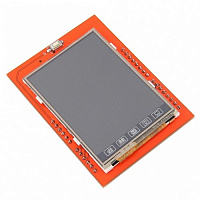 Дисплей LCD TFT 2.4" (240х320), с тачскрином для Arduino    		