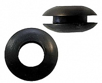 Втулка проходная диаметр 8мм резина (черный)