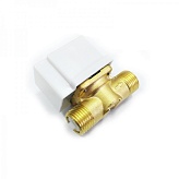 NT8078M AC220V Электромагнитный водопроводный клапан (бронза, ½“, 130 C, 220В, нормально закрытый)