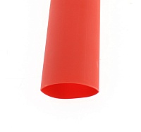 Трубка термоусадочная 25/8мм красная, клеевая (3:1) (1 метр)