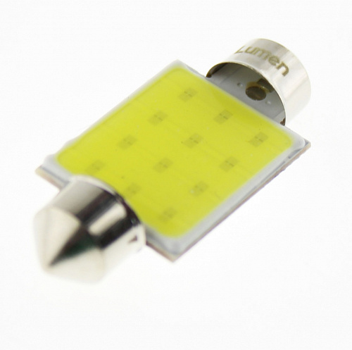 Светодиодная лампа C5W (T11x39) 12V 1 COB LED White Lumen