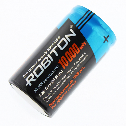 Аккумулятор Robiton 10000MHD SR2 (Ni-MH D, HR20, 1.2V, 10000мАh)