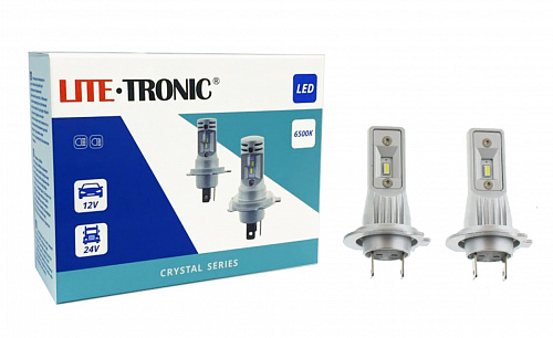 Светодиодная лампа H7 LITE-TRONIC CRYSTAL LED 6500K 12/24V H7CSLEDX2 2шт 