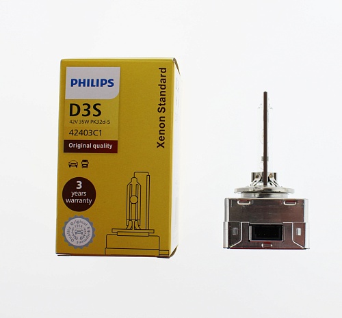 Ксеноновые лампы D3S Philips Xenon Standart 42V 35W 42403С1