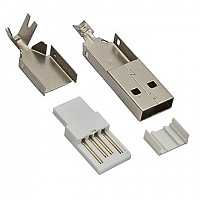 USBA-SP штекер на кабель (4 конт.)