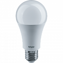 Лампа "груша" Navigator NLL-A60-15-230-2.7K-E27 (аналог лампы накаливания 125Вт, теплый белый)