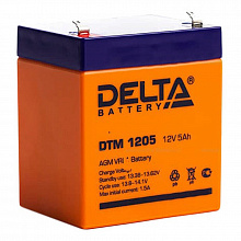 Аккумулятор свинцово-кислотный Delta DTM 1205 (12V, 5Ah)
