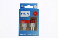 Светодиодная лампа P21W Philips Ultinon Pro6000 SI LED Red 12V 11498 RU60 X2 