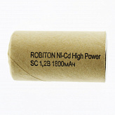Аккумулятор Robiton 1800NCSC High Power SR2 (Ni-Cd, 1.2V, 1800mAh) для аккумуляторных шуруповертов