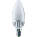 Лампа "свеча" Navigator NLL-C37-7-230-2.7K-E14-FR (аналог лампы накаливания 60Вт, теплый белый)