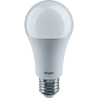 Лампа "груша" Navigator NLL-A60-15-230-4K-E27 (аналог лампы накаливания 125Вт, белый)