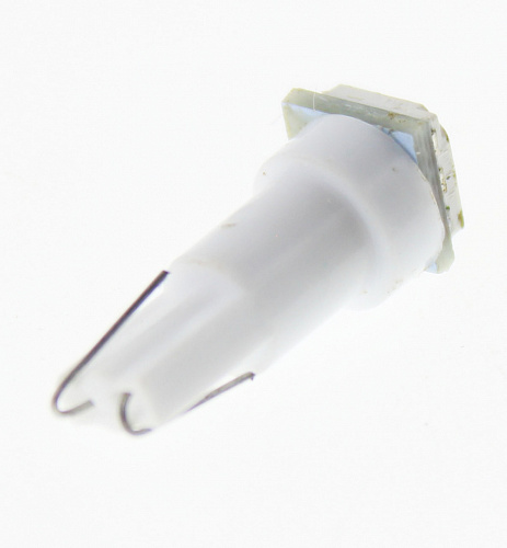 Светодиодная лампа T5 (W1.2W) 12V 5050 1 SMD LED White Lumen