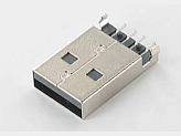 USBA 205A-SGN0-R08  штекер на плату (4 конт.)