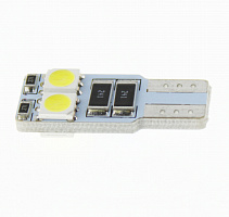 T10 (W5W) 12V 5050 4 SMD LED Canbus White Lumen