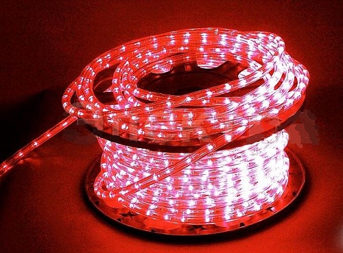 Дюралайт светодиодный Sneha 13-3W-50M-220V-LED-U RD, красный